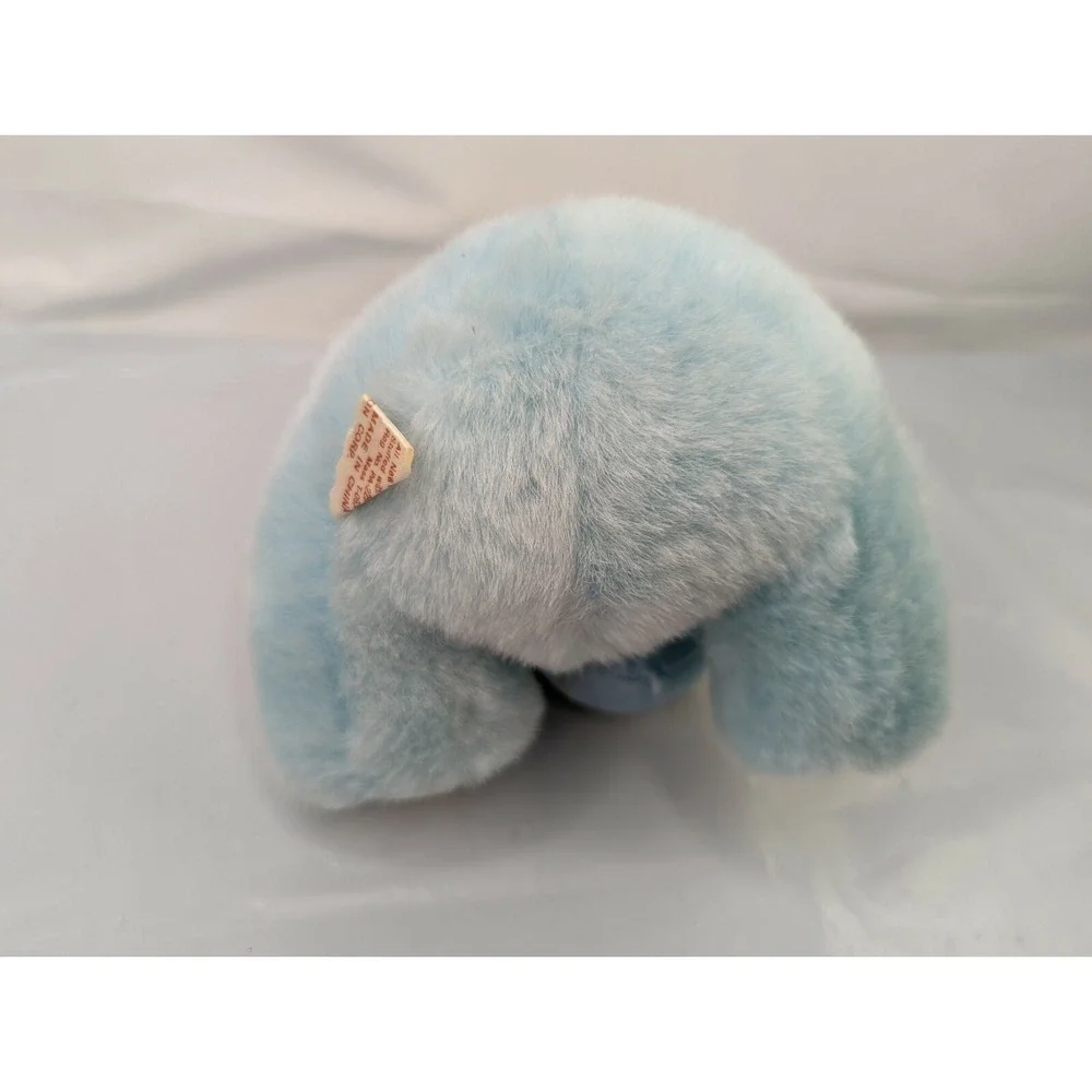 Fiesta America Wego Blue Bear Plush 8 I Its a Boy Heart‎ 1991 Stuffed Animal Toy